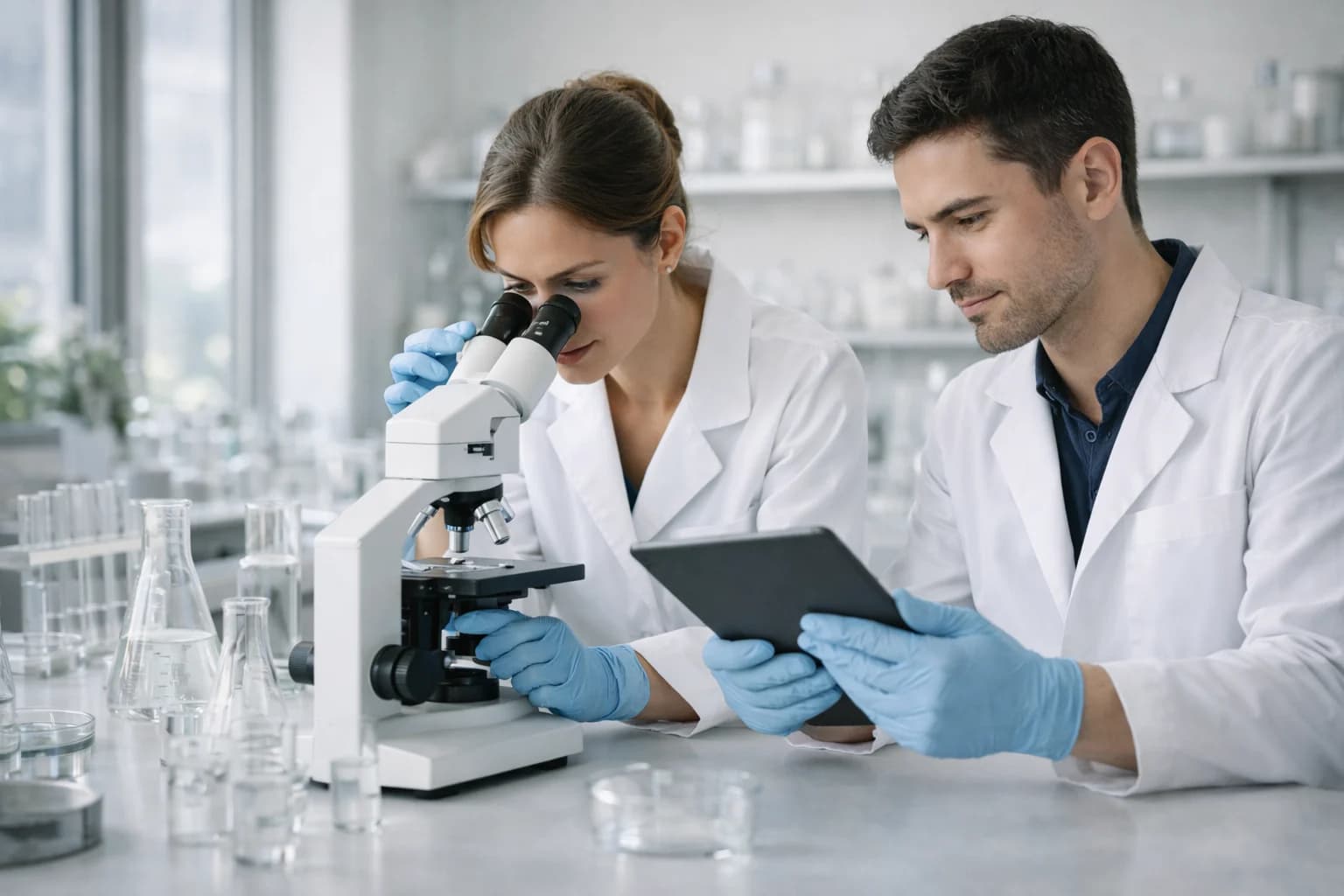 Research and development in laboratory