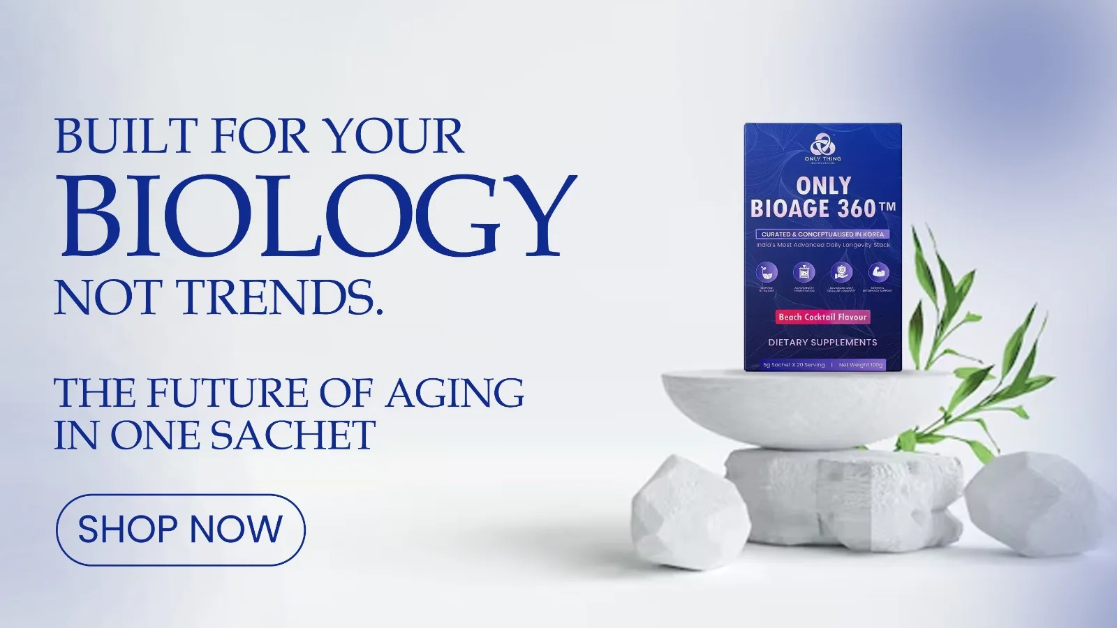 Only Bio Age 360 banner